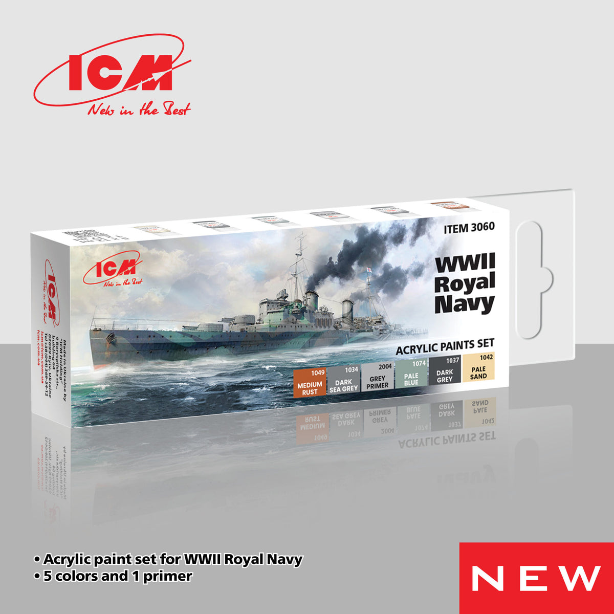 ACRYLIC SETS WWII Royal Navy (6 bottles x 12 ml)