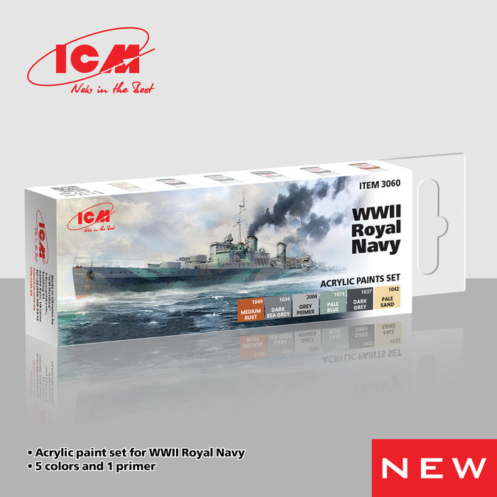 ACRYLIC SETS WWII Royal Navy (6 bottles x 12 ml)
