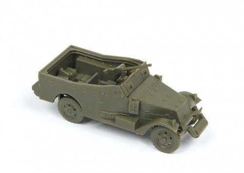 1/100 Armored Personnel Carrier M-3 Scout Car with Machine Gun