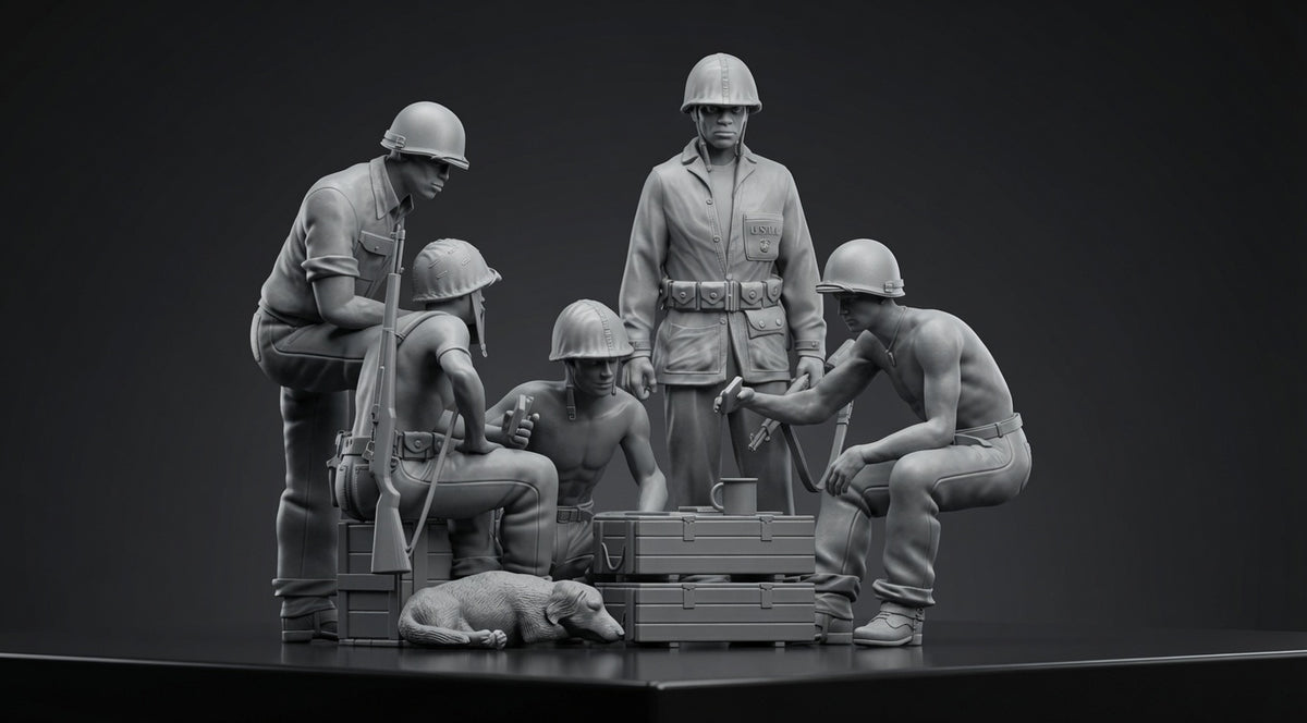US Marines / Pausa e Rifornimento sul Fronte del Pacifico, WWII 1942–45