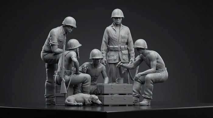 US Marines / Pausa e Rifornimento sul Fronte del Pacifico, WWII 1942–45