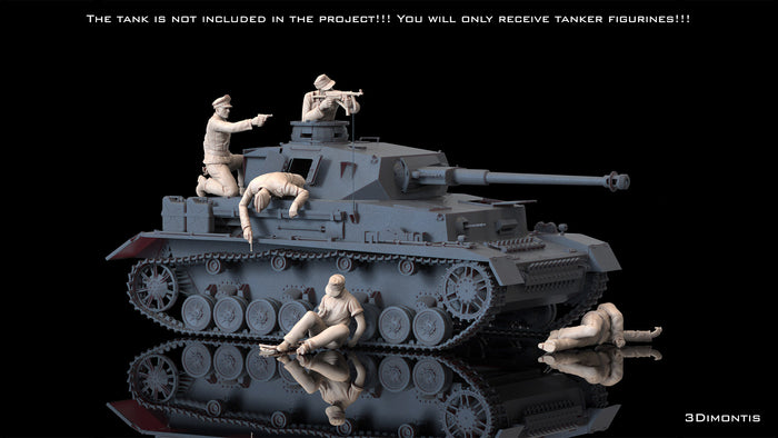 Equipaggio Panzer Tedesco in Combattimento, WWII 1941–43