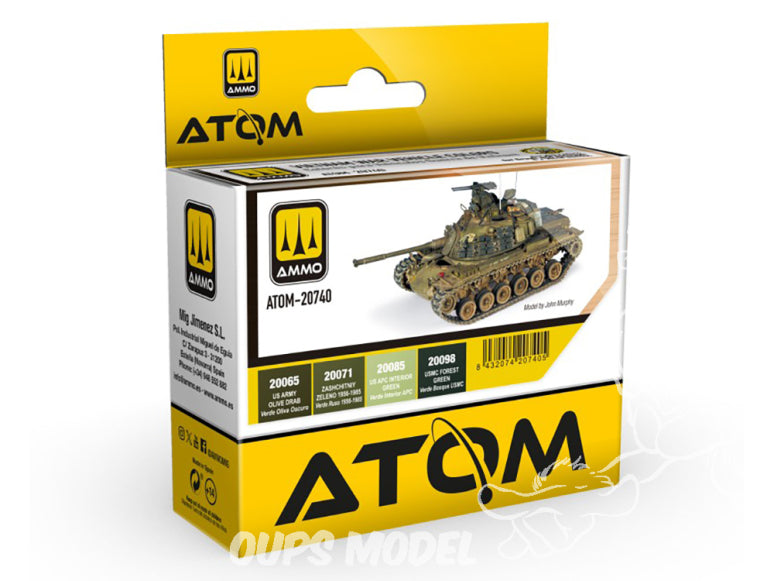 ATOM Vietnam War Vehicles Colors Set