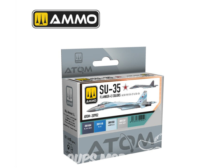 ATOM SU-35 FLANKER-E Colors Set (also for SU-27 and SU-34)